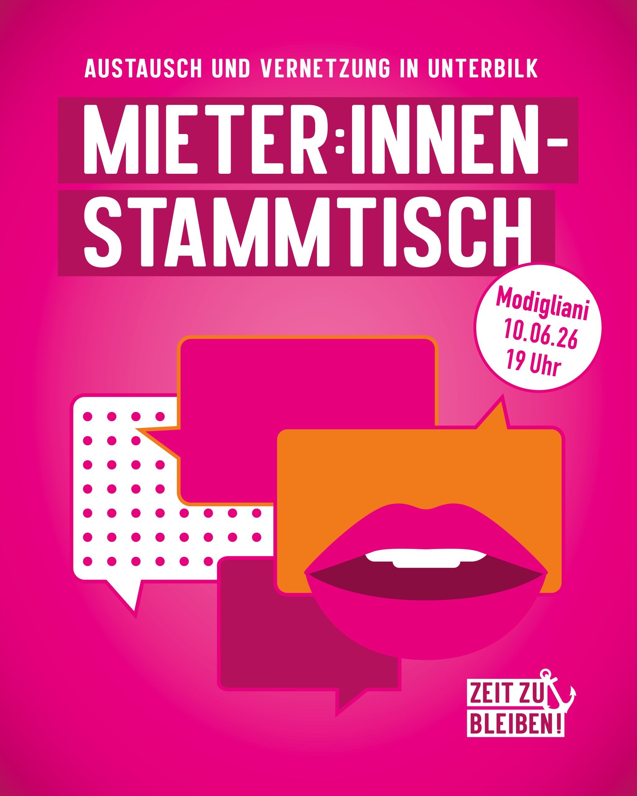 Mieter:innen organisieren Stammtisch in Unterbilk