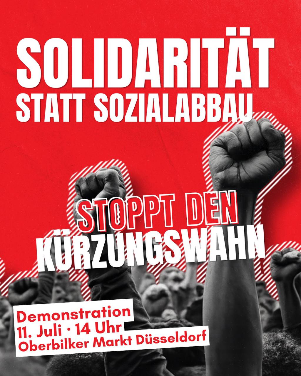 Aufruf zur Kundgebung